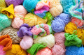 Bright Colored Yarn