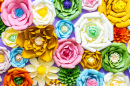 Colorful Paper Flowers