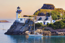 L'Ile Louet Lighthouse, Brittany, France