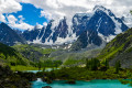 Shavlinskoe Lake, Altai Mountains, Siberia