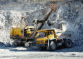 Limestone Mining in a Quarry