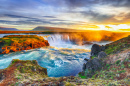 Godafoss Waterfall, Iceland