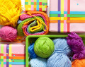 Balls of Colored Yarn