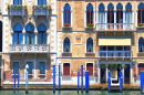 Facades Near the Grand Canal in Venice