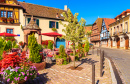 Village Square of Kintzheim, France