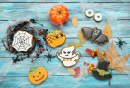 Halloween Gingerbread Cookies