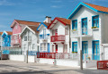 Coastal Town of Costa Nova, Portugal