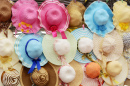 Colorful Hats in Brazil