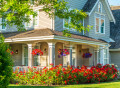 Front Yard with Flowers