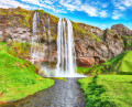 Seljalandsfoss Waterfall in Iceland