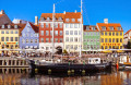 Nyhavn Promenade, Copenhagen, Denmark