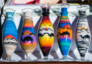 Colored Sand Bottle Souvenirs in Egypt