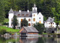 Abbey on Lake Hallstatt, Austria