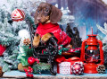 Christmas Dachshund Puppy