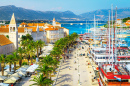 Promenade in Trogir, Dalmatia, Croatia