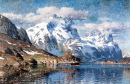 Fishing Village in Lofoten