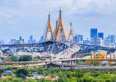 Bhumibol Bridge, Bangkok, Thailand