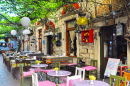 Street Cafe in Izmir, Turkey