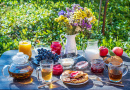 Breakfast Table in the Garden