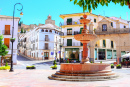 Fountain in Antequera, Spain