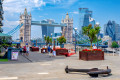 Tower Bridge and The City Skyline, London