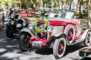 Retro Car Show in Lisbon, Portugal