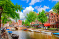 Canal In Amsterdam, The Netherlands