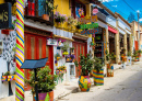 Town of Raquira, Colombia