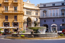 Fountain in Naples, Italy