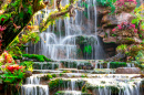 Huai Mae Khamin Waterfall, Thailand