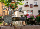 Drinking Fountain in Castelrotto, Italy