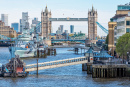 HMS Belfast and Tower Bridge, London