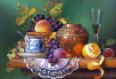 Still Life of Fruit on a Table