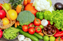 Vegetables and Fruits on the Table