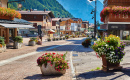 Main Square in Madonna di Campiglio, Italy