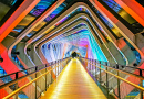 Pedestrian Bridge, Jakarta, Indonesia