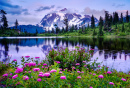 Lake in Mount Baker National Forest, USA