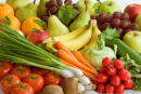 Assortment of Fresh Vegetables and Fruits