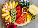 Tropical Fruits on a Plate