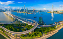 West Bay Bridge in Macau, China