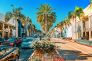 Rodeo Drive in Hollywood, Los Angeles, USA