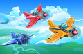 Three Colorful Aircrafts