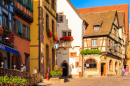 Typical Houses in Riquewihr Village