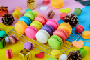 Colorful French Macarons