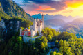 Aerial View of Neuschwanstein Castle