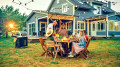 Big Family on a Barbecue Party