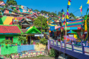 Bridge in Rainbow Village, Semarang