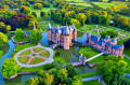 Aerial View of De Haar Castle in Utrecht