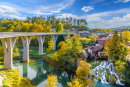 Rastoke Village at Autumn Season