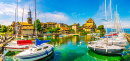 Lakeside View of Castle in Yvoire